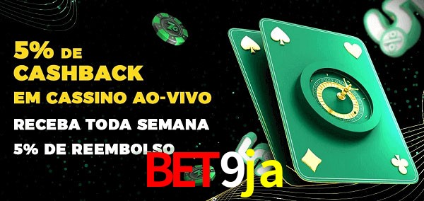 Promoções do cassino ao Vivo bet9ja